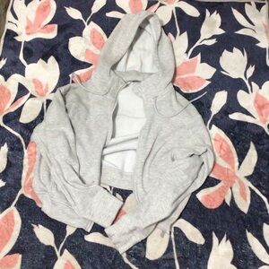 Gray Hooded Sweatshirt